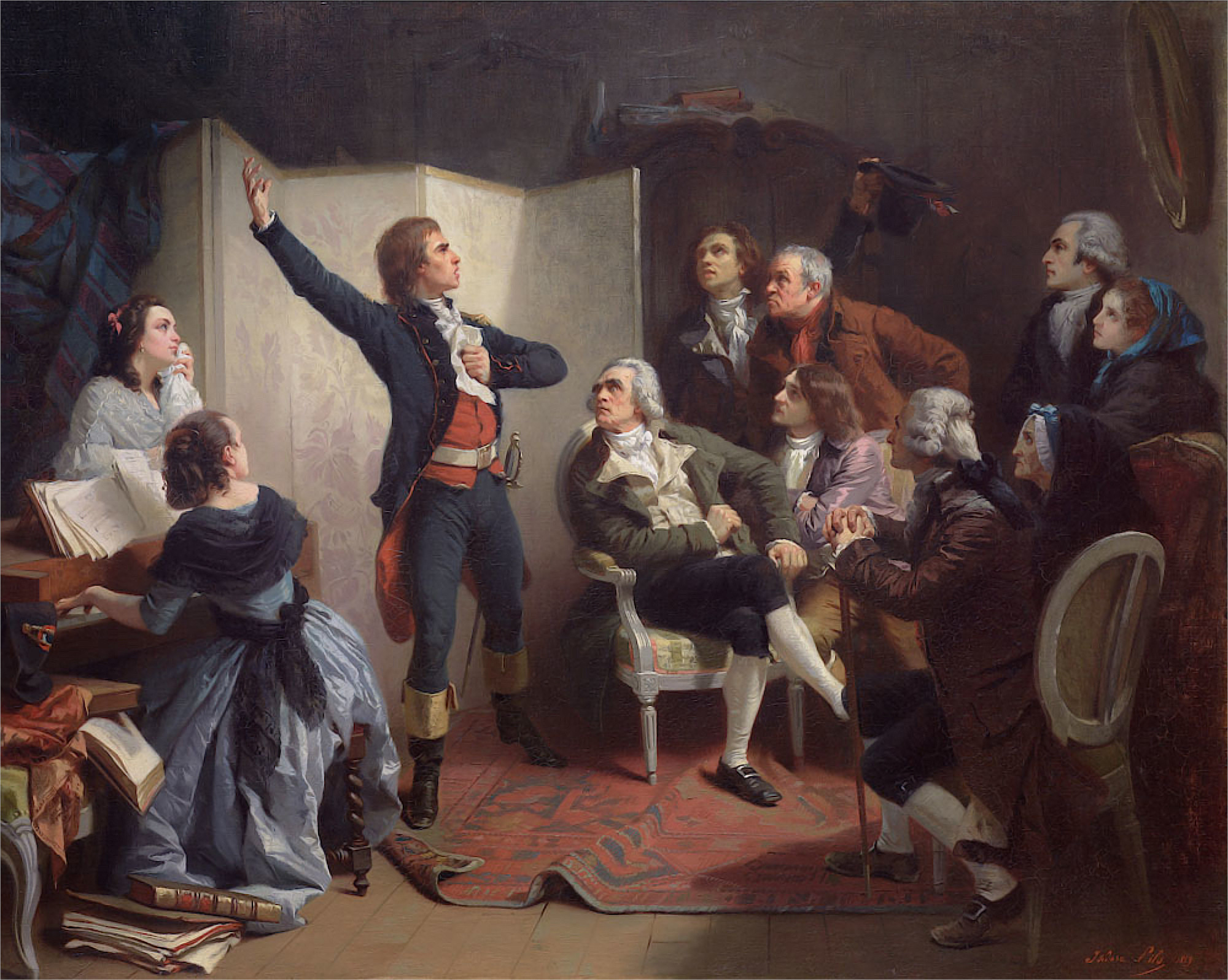 Gemälde Rouget de Lisle